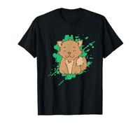 Cane in Giapponese Kawaii Style Animal Maglietta