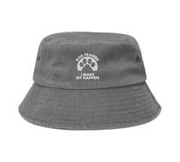 Cane, Io Faccio Succedere Le Cose Donne Uomo Cotone Cappello da Sole Moda Cappello da Pescatore Pieghevole Cappelli di Benna per Viaggi Campeggio Pesca