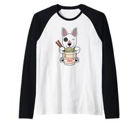 Cane istantaneo Ramen Bull Terrier Maglia con Maniche Raglan