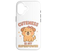 Cane Kawaii - La carineria è il mio superpotere Custodia per iPhone 16