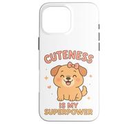Cane Kawaii - La carineria è il mio superpotere Custodia per iPhone 16 Pro Max