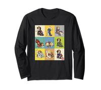 Cane Kimono Giapponese Ukiyo-e Beagle Vintage Maglia a Manica