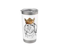 Cane labradoodle australiano con corona Bicchiere termico in acciaio inox doppia parete