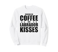 Cane Labrador Che Dice caffè e Boxer Amore Proprietario del Cane Felpa