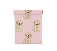 Cane Labrador Golden Retriever, Spremere il portafoglio superiore da donna Borsa portaoggetti Piccola portamonete Portamonete