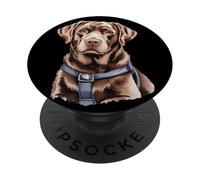 Cane Labs Retrievers al cioccolato PopSockets PopGrip Adesivo