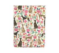 Cane levriero stampato, Custodia per laptop in pelle PU, borsa per notebook, custodia per laptop, custodia per tablet
