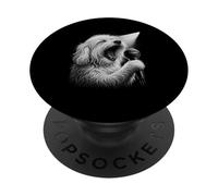 Cane maltese cantante cantante amante dei cani PopSockets PopGrip Adesivo