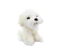 Uni-Toys - Maltese - 18 cm (altezza) - cane di peluche, animale domestico - peluche