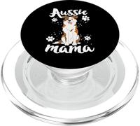 Cane Mama Camicia Per Le Donne Australian Shepherd Aussie Mom PopSockets PopGrip per MagSafe