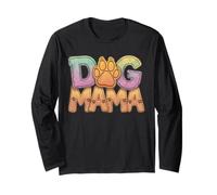 Cane MAMA, mamma cane, con stampa della zampa come motivo Maglia a Manica