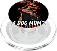 Cane mamma autunno gioia foglie amore wiggle code autunno PopSockets PopGrip per MagSafe