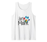 Cane Mamma Cucciolo Tracce Cucciolo Amore Festa della Mamma Tie Dye Bestie Canotta