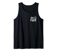 Cane mamma zampa stampa cucciolo amore festa della mamma tie dye bestie BFF Canotta