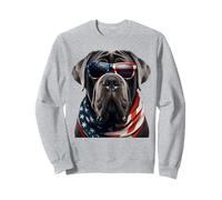 Cane Mastino Napoletano 4 luglio Giorno dell'Indipendenza Americana Felpa