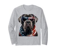 Cane Mastino Napoletano 4 luglio Giorno dell'Indipendenza Americana Maglia a Manica