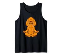 Cane meditazione, cartone animato Zen Yoga Pup Canotta
