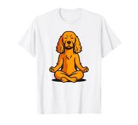 Cane meditazione, cartone animato Zen Yoga Pup Maglietta