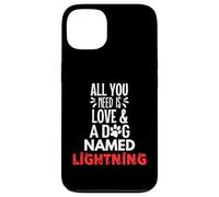 Cane Nome Fulmine - All You Need is Love! Custodia per iPhone 13