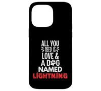 Cane Nome Fulmine - All You Need is Love! Custodia per iPhone 14 Pro Max