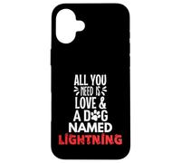 Cane Nome Fulmine - All You Need is Love! Custodia per iPhone 16 Plus