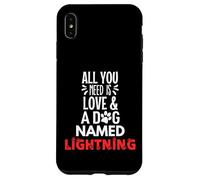 Cane Nome Fulmine - All You Need is Love! Custodia per iPhone XS Max