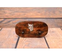 Cane Nudo Cinese - appendino in legno con un cane Art Dog IT