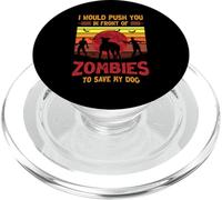 Cane o ti spingerei davanti agli zombi per salvare il mio cane PopSockets PopGrip per MagSafe