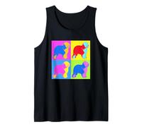 Cane Old English Sheepdog Cane Stile Vittoriano Pop Art Canotta