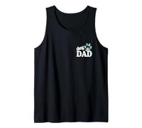 Cane papà zampa stampa cucciolo amore festa del papà tie dye bestie BFF Canotta