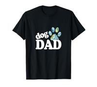 Cane papà zampa stampa cucciolo amore festa del papà tie dye bestie BFF Maglietta