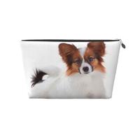 Cane Papillon Lanuginoso, Borsa da toilette Borsa per trucco Borsa per cosmetici Borsa da toilette da viaggio portatile