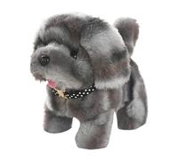 Cane parlando che cammina, giocattolo per cani in movimento per cani robot elettronici, adorabile giocattolo robot di peluche, cucciolo di peluche interattivo realistico per le vacanze e il compleanno