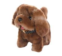 Cane parlando che cammina, giocattolo per cani in movimento per i | Giocattolo robot di peluche | Cane elettronico interattivo da passeggio, adorabile cane robot elettronico realistico per ragazzi