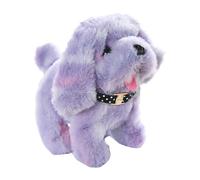 Cane parlante a piedi, giocattolo per cani in movimento, cane robot elettronico, bambola interattiva, cane elettronico realistico, adorabile per interni