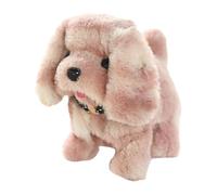 Cane parlante a piedi, giocattolo per cani in movimento per bambini, giocattolo da corsa animato, cane robot elettronico realistico, bambola interattiva, adorabile per interni e D