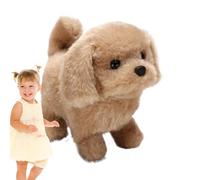 Cane parlante da passeggio, giocattoli per cani in movimento per bambini, giocattoli di peluche per cuccioli che camminano, cani giocattolo elettronico giocattolo animato interattivo da passeggio