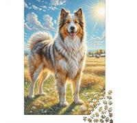 Cane pastore dell'Asia centrale Puzzle Impossibili 1000 Pezzi Decorazione Per La Casa. Rilassamento E Intelligence Per Adulti E Ragazzi Da 14 Anni 1000pcs (75x50cm)