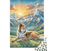 Cane pastore dell'Asia centrale Puzzle Impossibili 1000 Pezzi Decorazione Per La Casa. Rilassamento E Intelligence Per Adulti E Ragazzi Da 14 Anni 1000pcs (75x50cm)