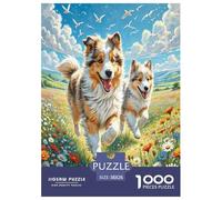 Cane pastore dell'Asia centrale Puzzle Impossibili 1000Pcs Animali belli Decorazione Per La Casa. Rilassamento E Intelligence Per Adulti E Bambini Da 12 Anni 38x26cm/1000pcs