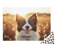 Cane Pastore di frontiera Puzzle 1000 pezzi Adulti,Puzzle per Adulti1000 Pezzi,Puzzle Di Gioco Di Puzzle E Gioco Di Famiglia Adatto per Uomini E Donne 1000 Pezzi (75x50cm)