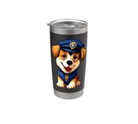 Cane poliziotto Bicchiere termico in acciaio inox doppia parete