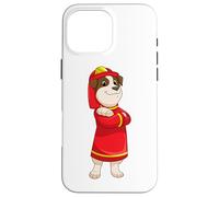 Cane Pompiere Casco Vigili del fuoco Custodia per iPhone 16 Pro Max