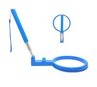 Cane Poop Scooper - Selezionatore portatile pieghevole per escrementi, lunga portata, materiale antiruggine nel cortile, raccolta dei rifiuti, pulizia perfetta per parco cani, passeggiate, viaggi