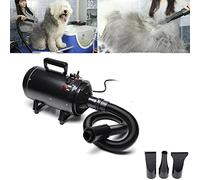 Cane Professionale Essiccatore 2800W, pulsore per cani silenzioso Velocità continua, 2 velocità, 2 temperatura: 35 ° c e 65 ° c, Soffiatore per cane pulsatore silenzioso per cane/gatto e altri, con 4