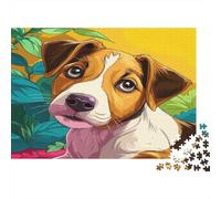 Cane Puzzle 1000Pcs Colorato Background Decorazione Per La Casa. Rilassamento E Intelligence Per Adulti E Bambini Da 14 Anni 1000pcs (75x50cm)