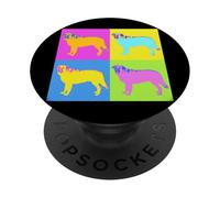 Cane Rafeiro Do Alentejo Cane Stile Vittoriano Pop Art PopSockets PopGrip Adesivo