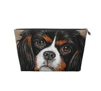 Cane regalo Cavalier King Charles Spaniel, Borsa da toilette Borsa per trucco Borsa per cosmetici Borsa da toilette da viaggio portatile