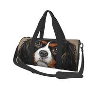 Cane regalo Cavalier King Charles Spaniel, Borsone da viaggio di grande capacità Borsa rotonda Borsa da viaggio sportiva Borsa da viaggio Borsa da fitness