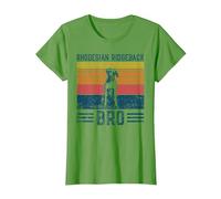 Cane Ridgeback Bro - Vintage Rhodesian Ridgeback Bro Maglietta, Donna, Erba, M